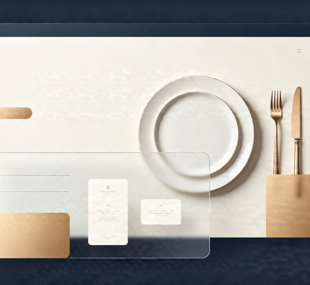 Gourmet Restaurant Showcase Website Template