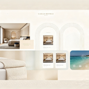 Luxury Hotel Hospitality Website Page
