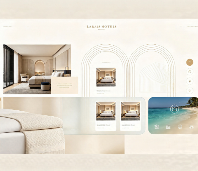 Luxury Hotel Hospitality Website Page